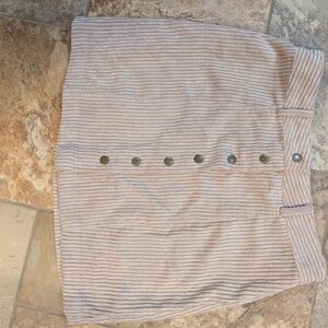 Stylish Corduroy Button-Up Skirt